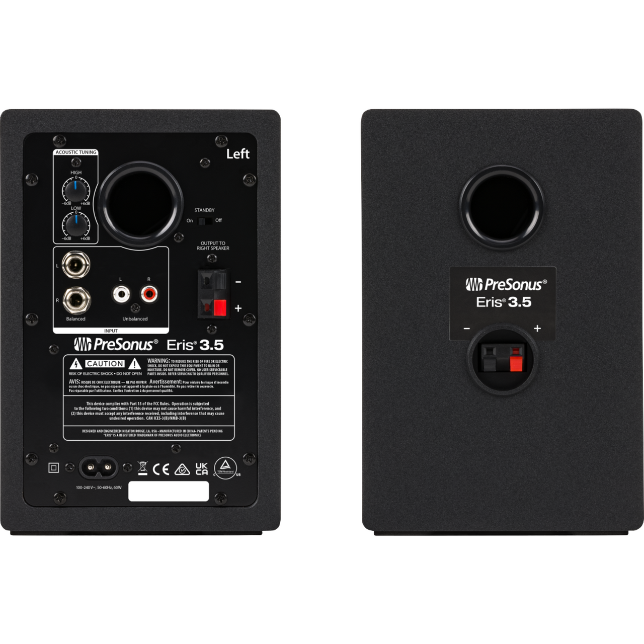 Monitor De Estudio PreSonus Eris 3.5 Black 2777500121