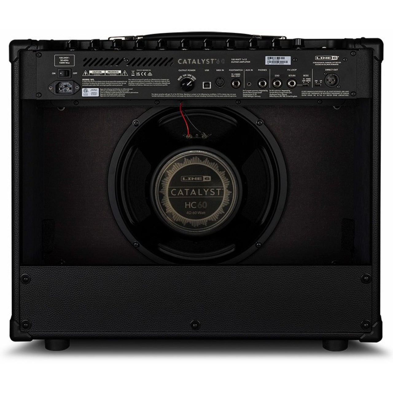 AMPLIFICADOR LINE 6 DE MODELAJE 2 CANALES 60W, CATALYST60