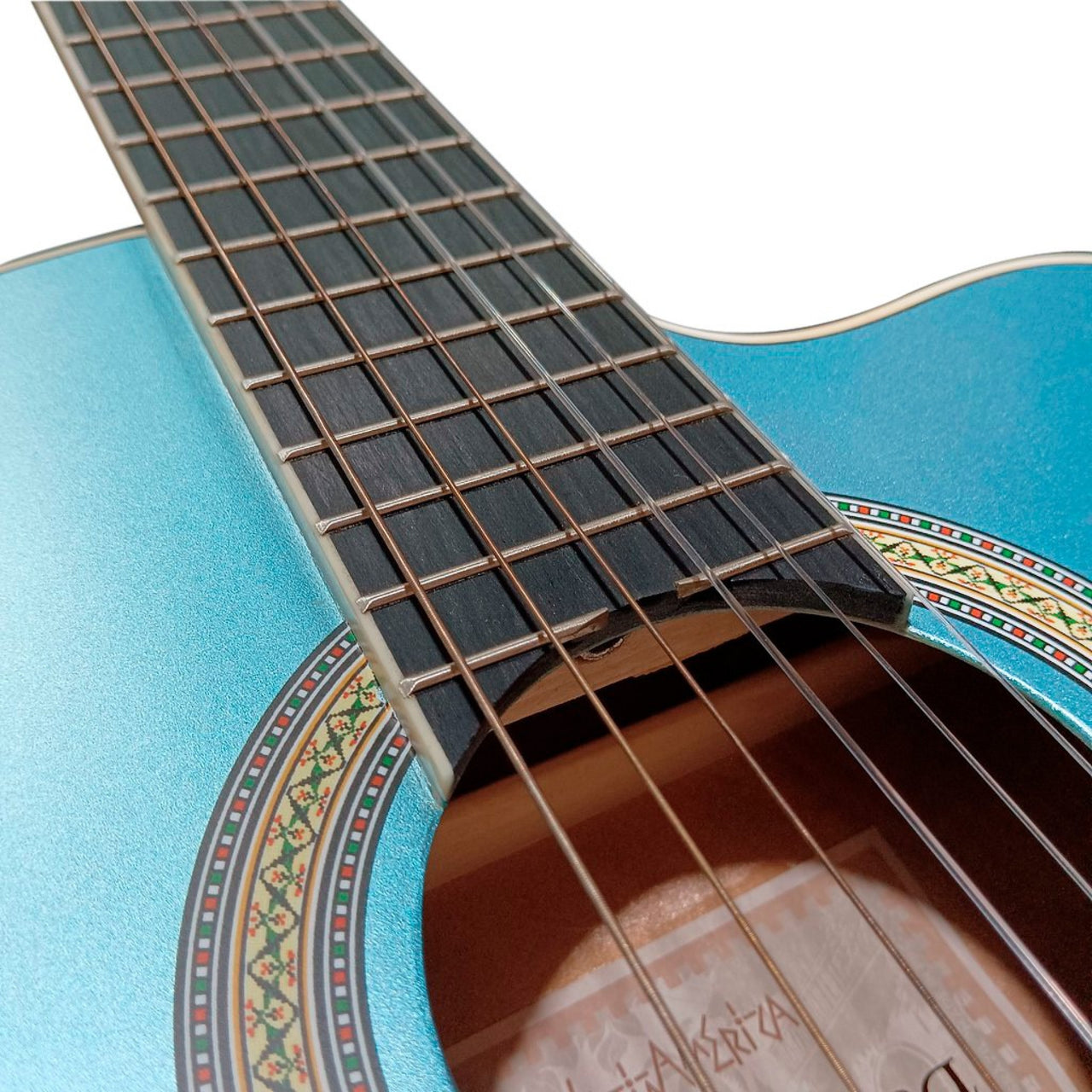 Guitarra Electroacustica Tagima Latam Cartagena-eq-lpbs-df Lake Placid Blue Satin
