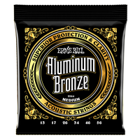 Thumbnail for Encordadura Ernie Ball Para Guitarra Electroacustica 13-56 Bronze Medium 2564