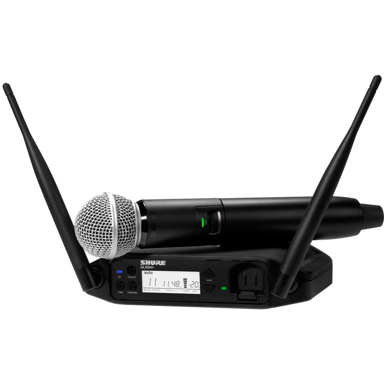 MICROFONO SHURE INALAMBRICO C/RECEPTOR, GLXD24/SM58-Z2