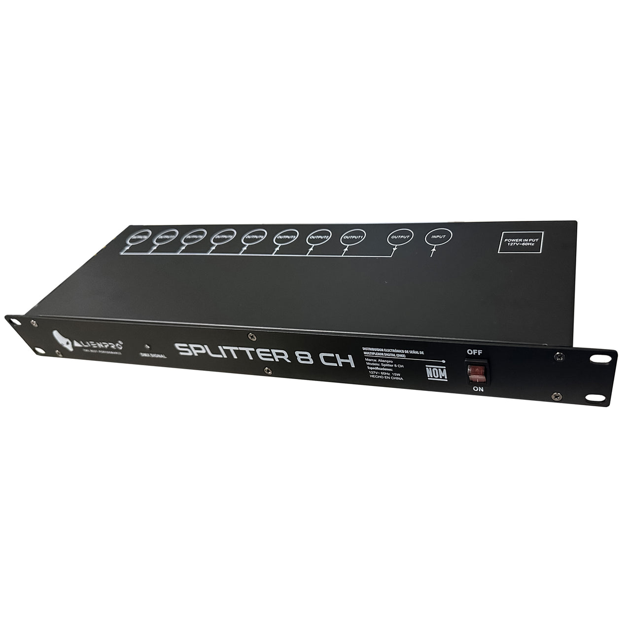 SPLITTER DMX ALIEN 8 SALIDAS, 50-353