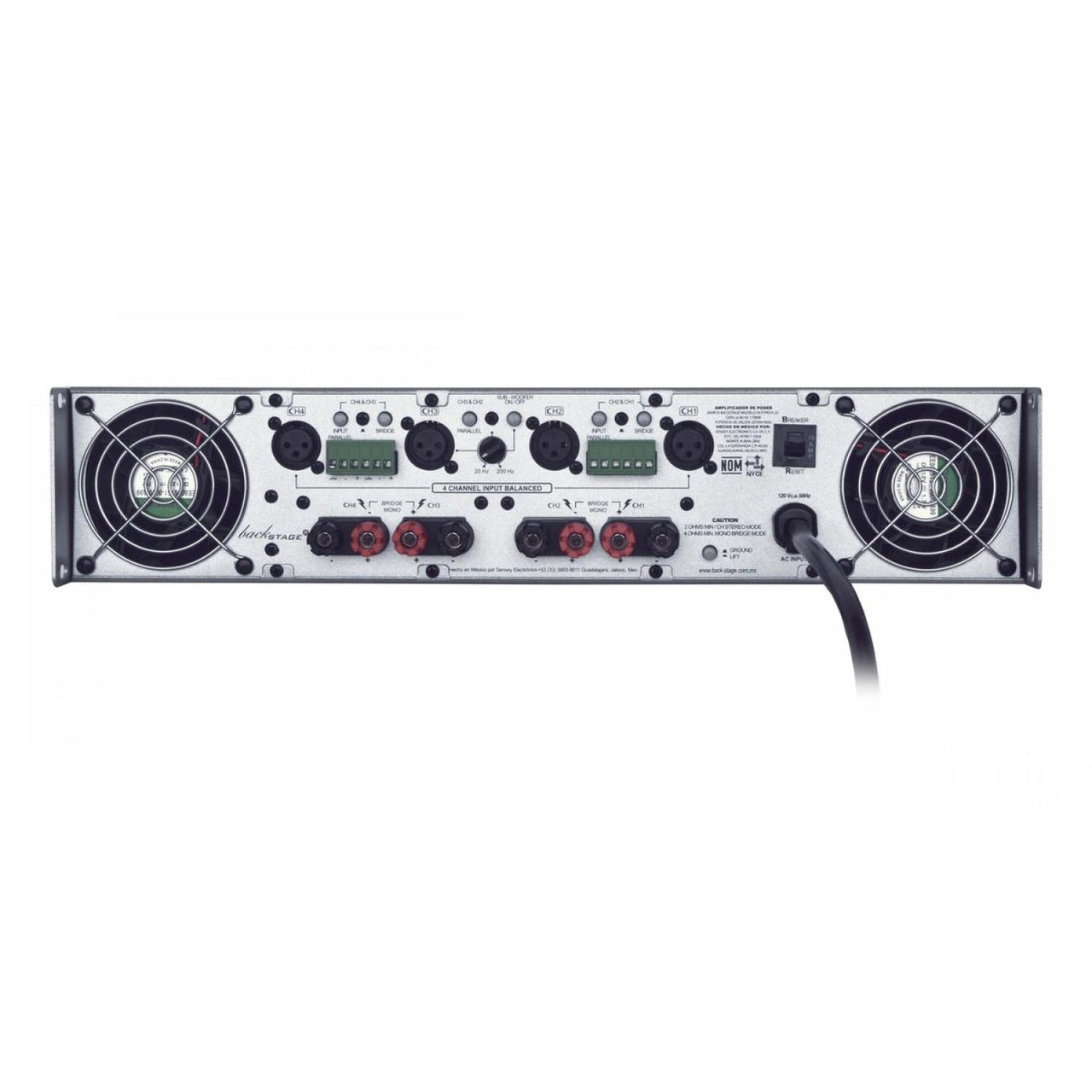 AMPLIFICADOR BACKSTAGE, HCF-PRO 4.20