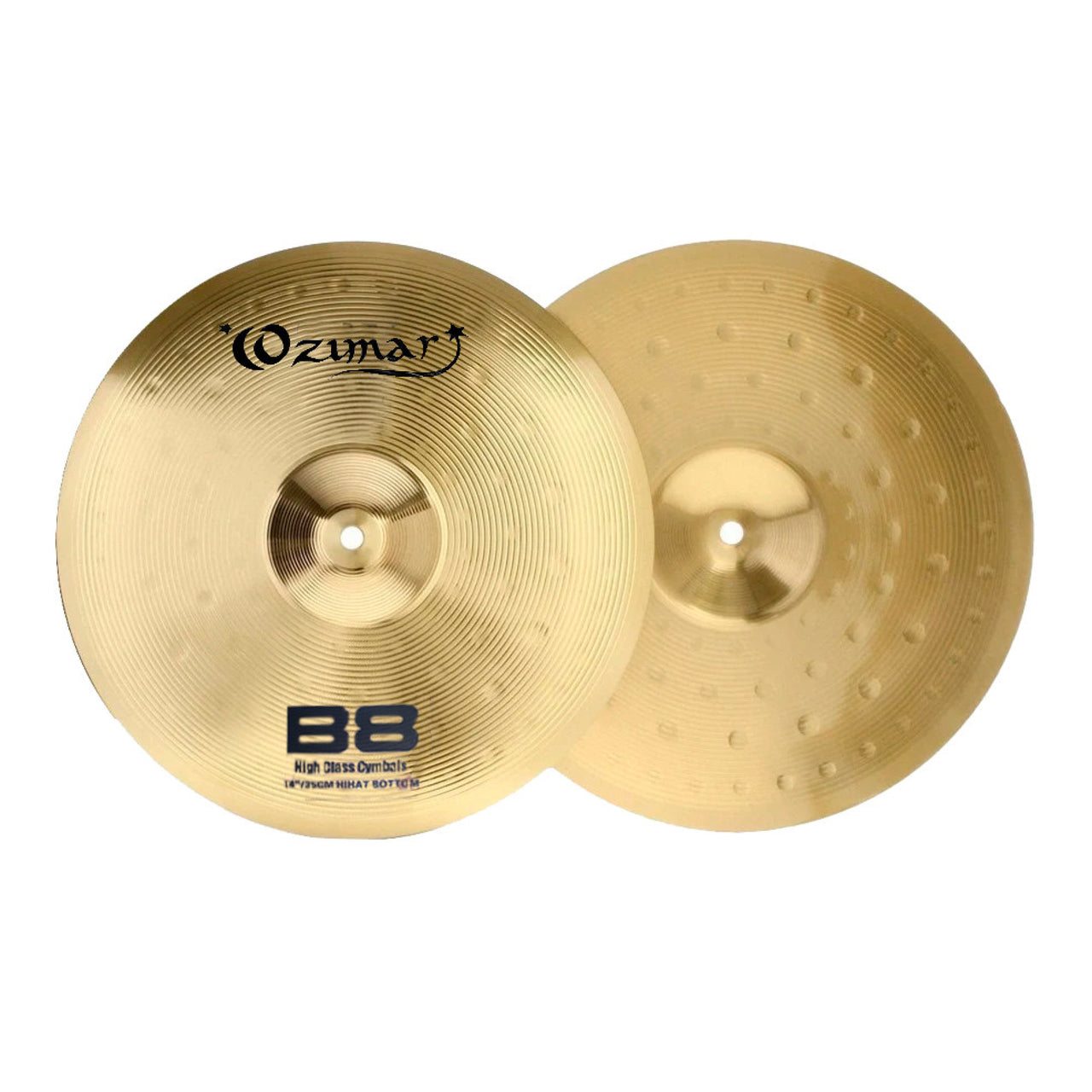 Platillo Ozimar B8 14" Hit-hats, B8-hh14-hit-hats