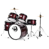 Thumbnail for Bateria Century Junior Cnbt014 Vino 5 Piezas Aro Negro