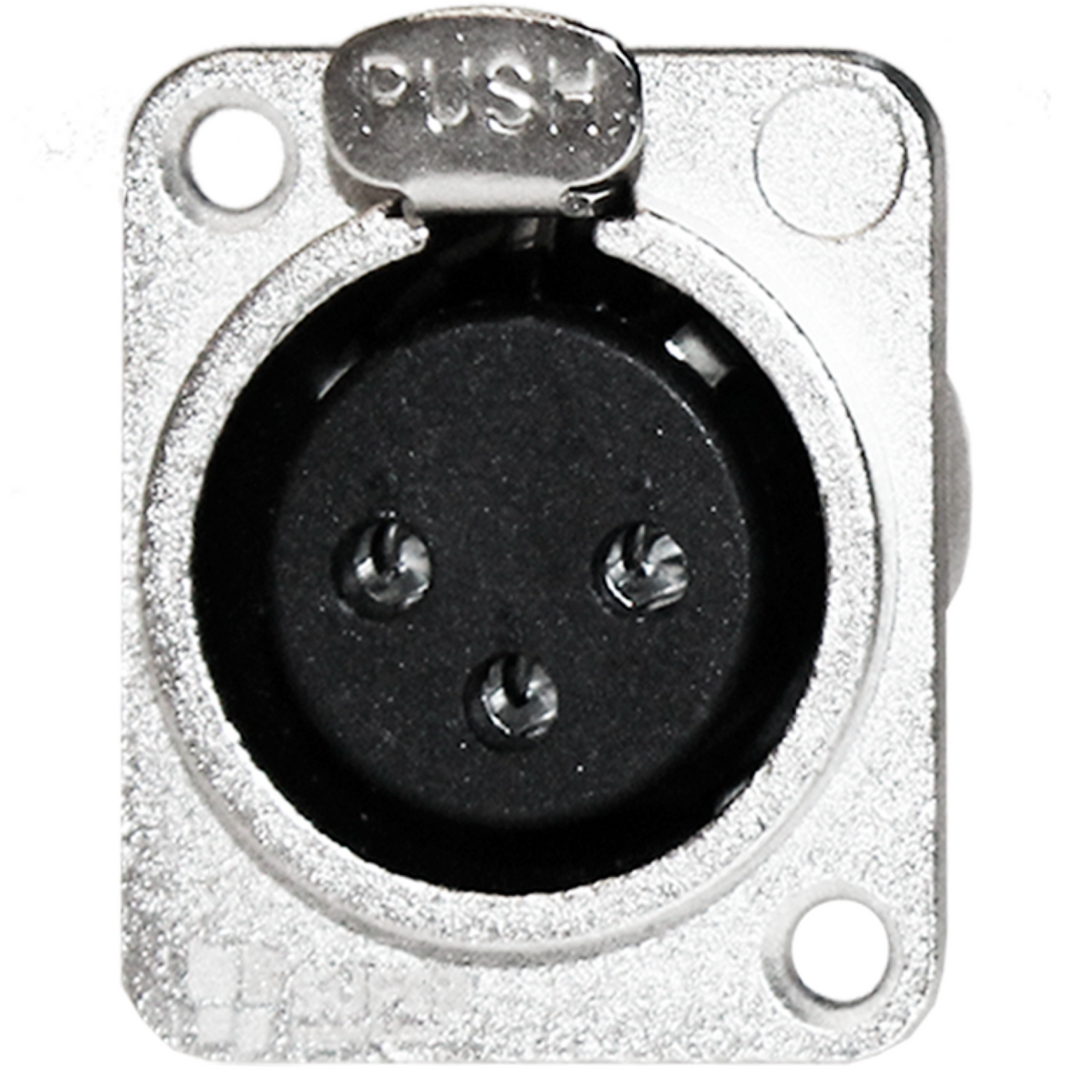 Conector Superbright K3f2c Chasis Canon Hembra Plateado