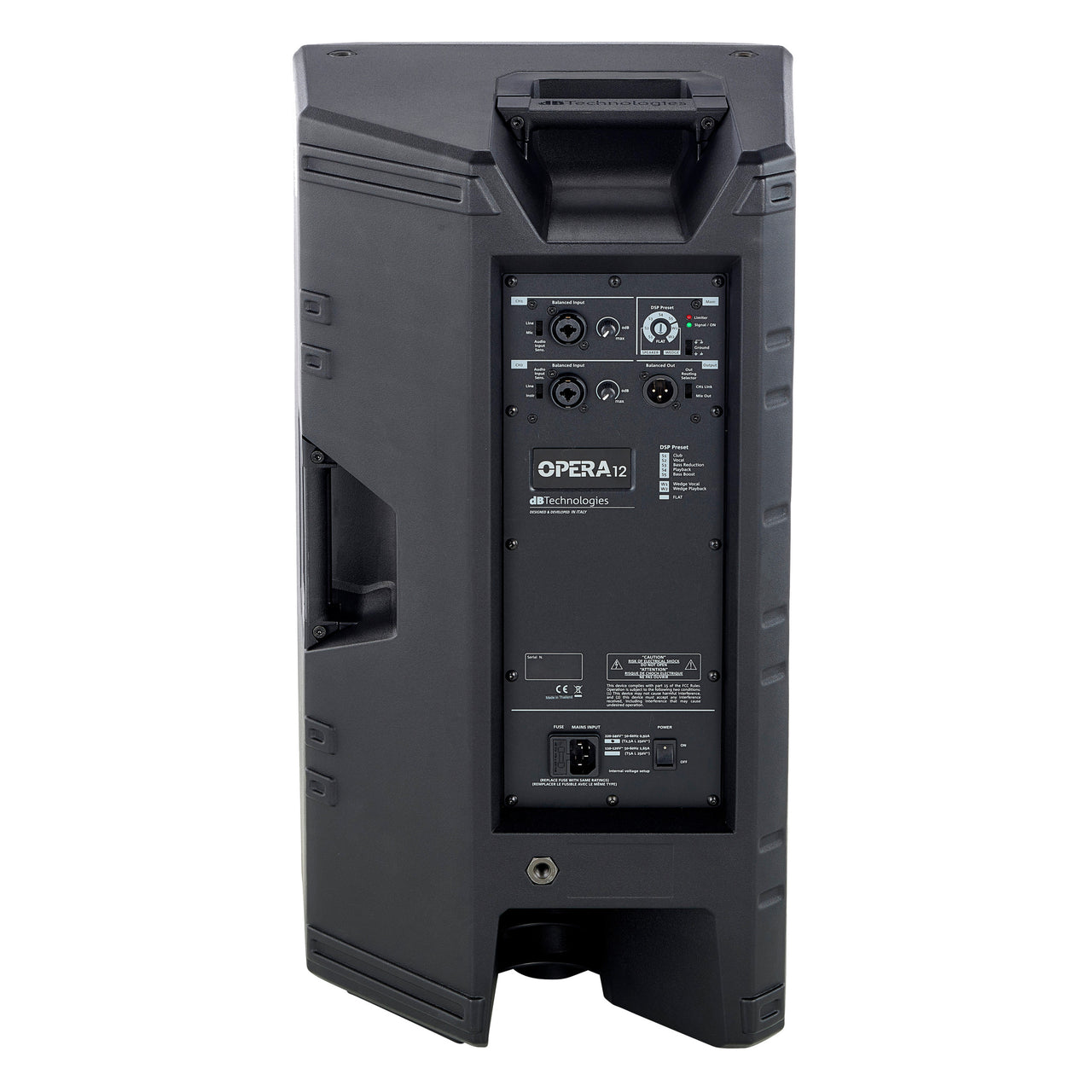 Bafle Db Technologies  Activo Autoamplificado 12", Opera 12
