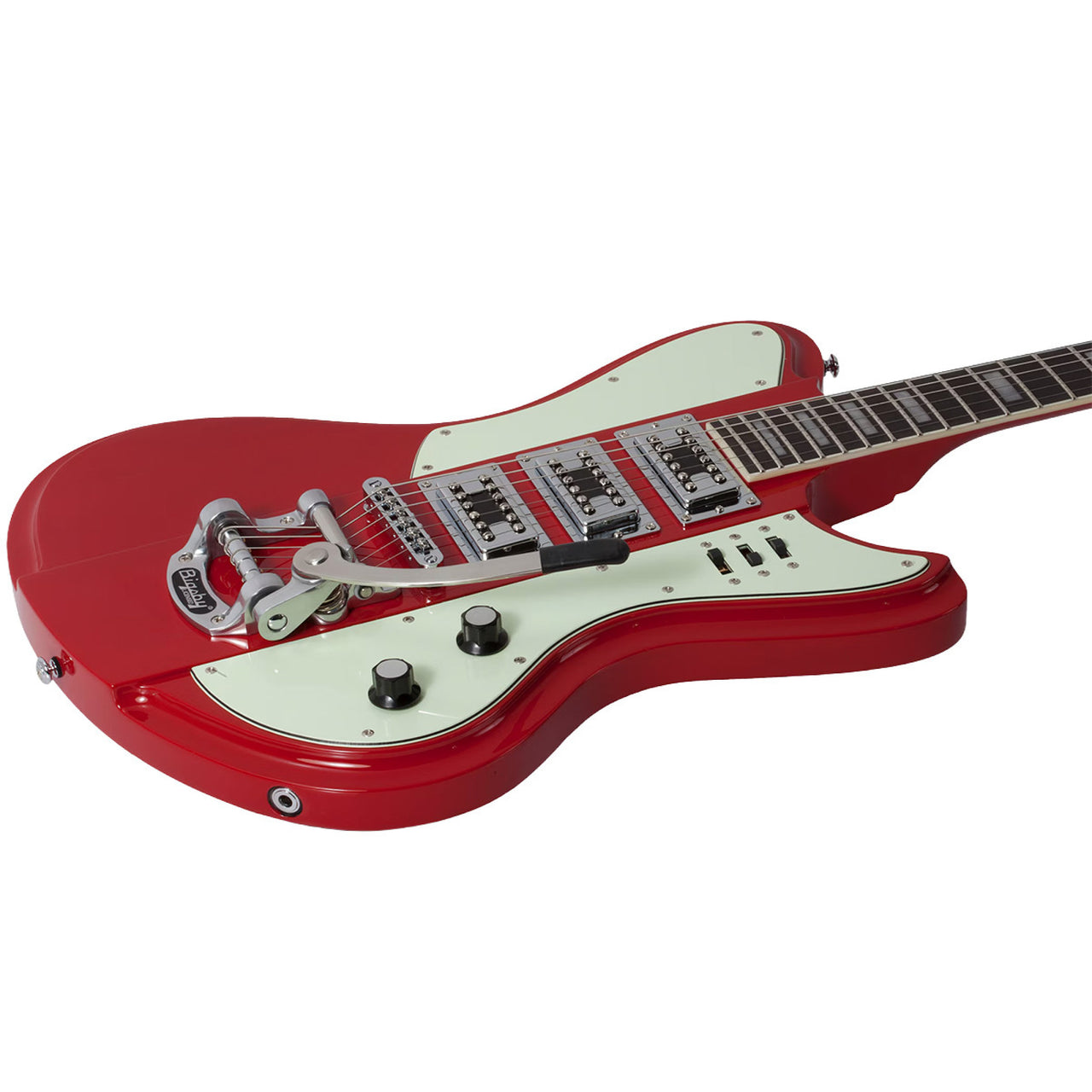 Guitarra Electrica  Schecter Ultra III Diamond Alnico Plus Gold Foil Rojo
