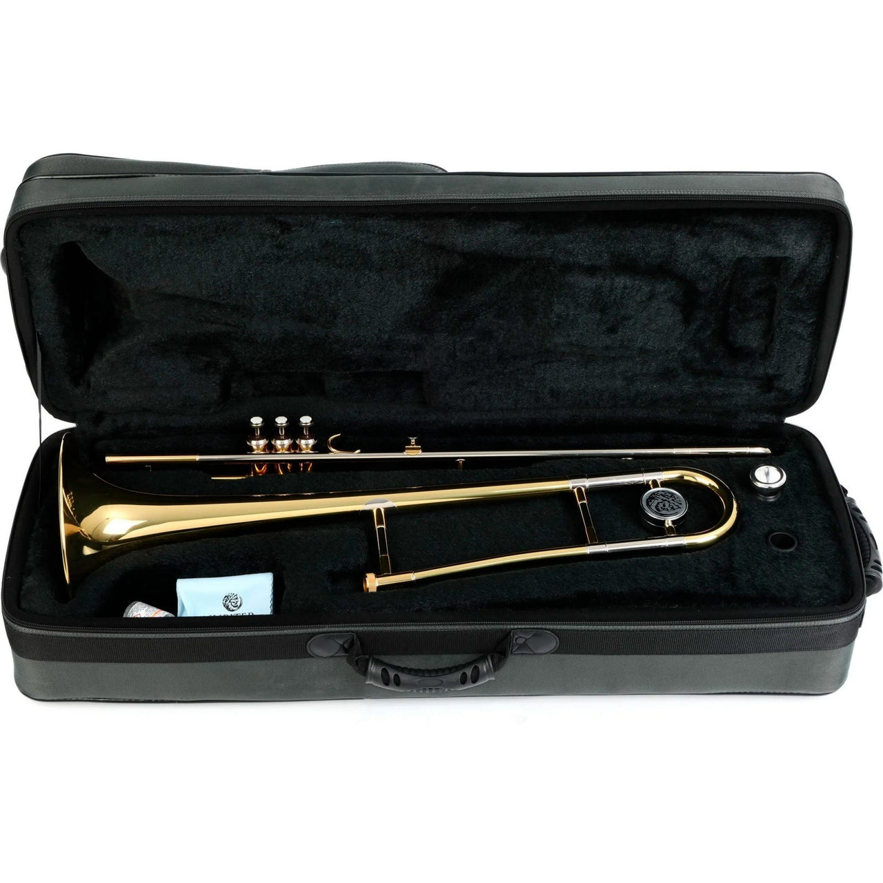 Trombon De Embolos Jupiter Jtb700vq Sib Laqueado Con Estuche