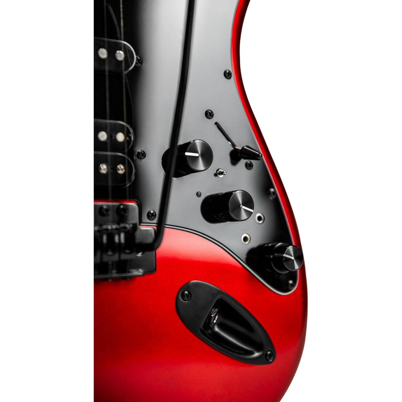 Guitarra Electrica Tagima Sixmart-ca-studio Roja Con Audifonos Soundking