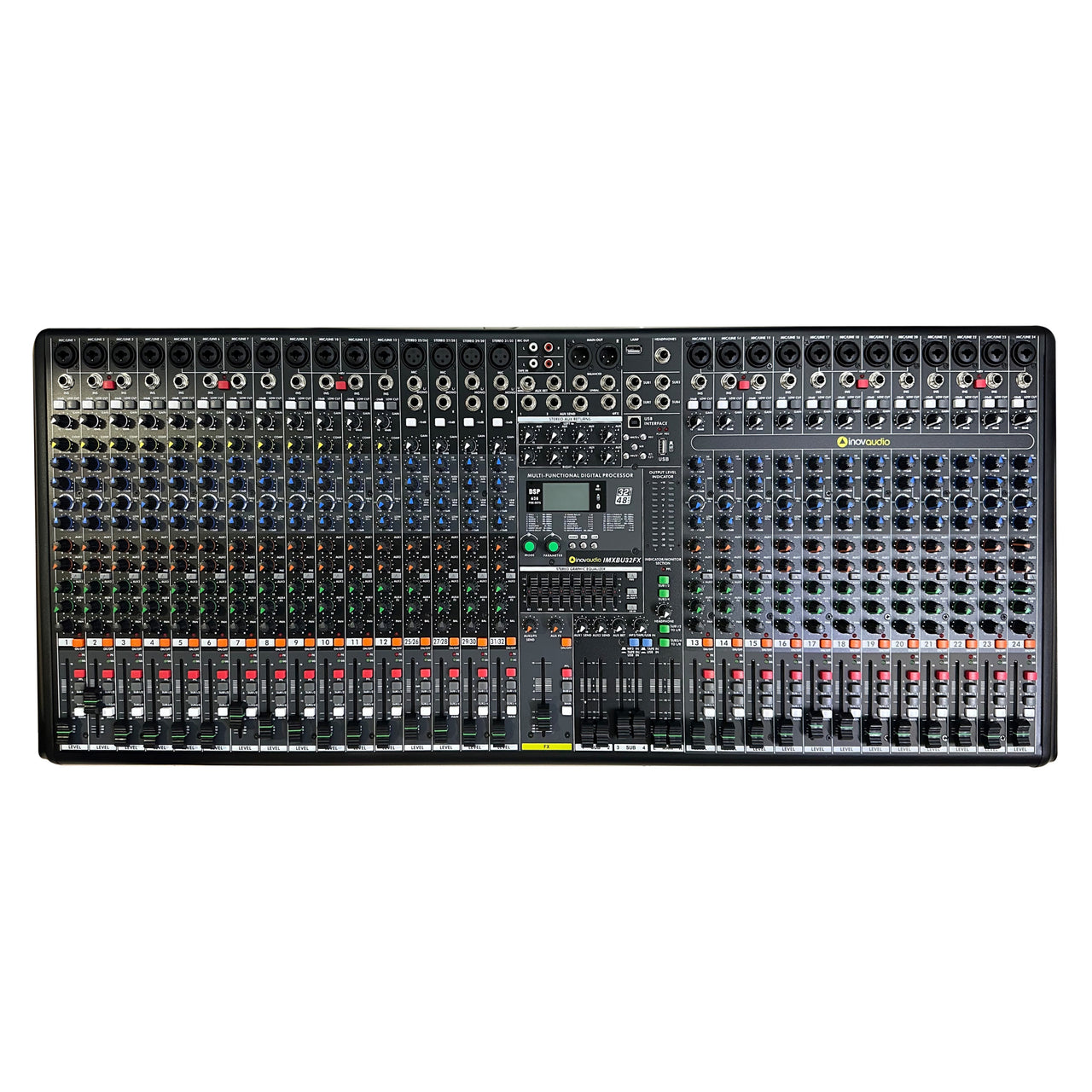 Mezcladora Inovaudio Imxbu32fx Analogica Con 32 Canales