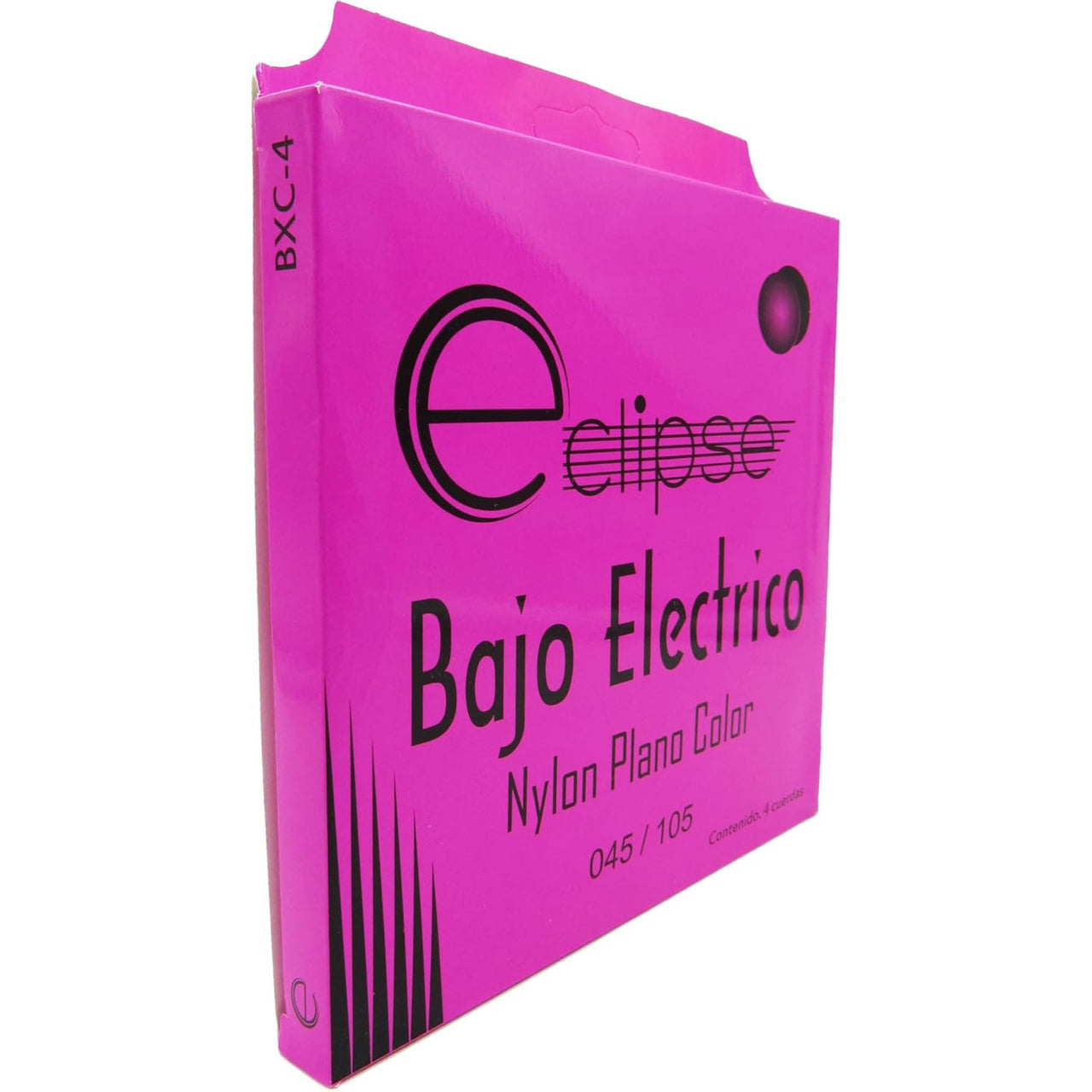 Encordadura Eclipse Bxc-4a Para Bajo Nylon 4 Cuerdas Azul