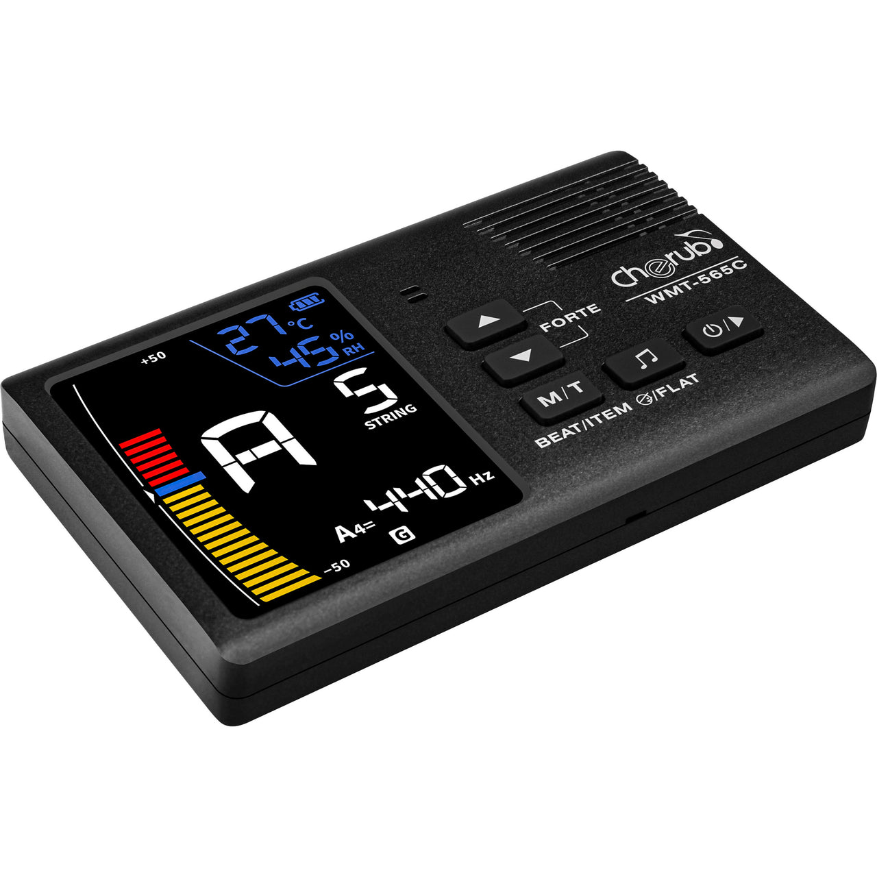 Afinador Cherub Wmt-565c Con Termohigrometro Y Metronomo