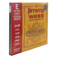 Thumbnail for ENCORDADURA JIMMY WESS P/GUITARRA E/A BRONCE 10-050, JWGA-810BF (WB10)