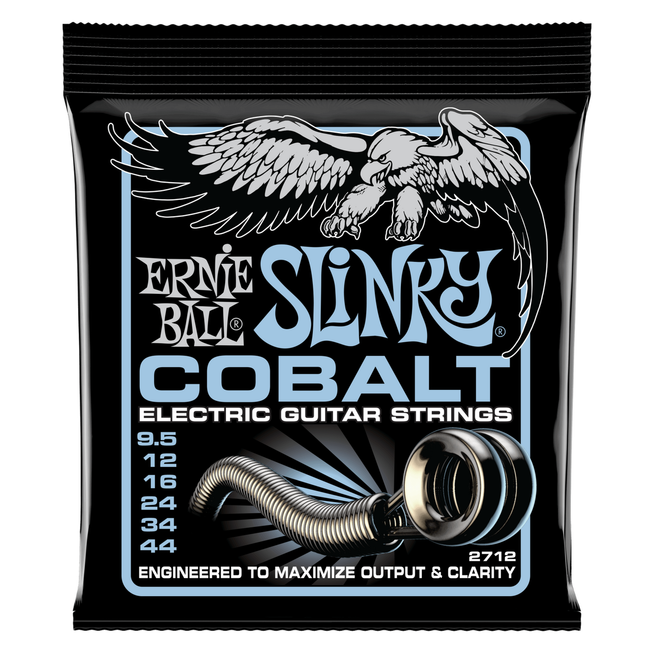 Encordadura Ernie Ball 2712 Para Guitarra Electrica Primo Slinky Cobalt  095-044
