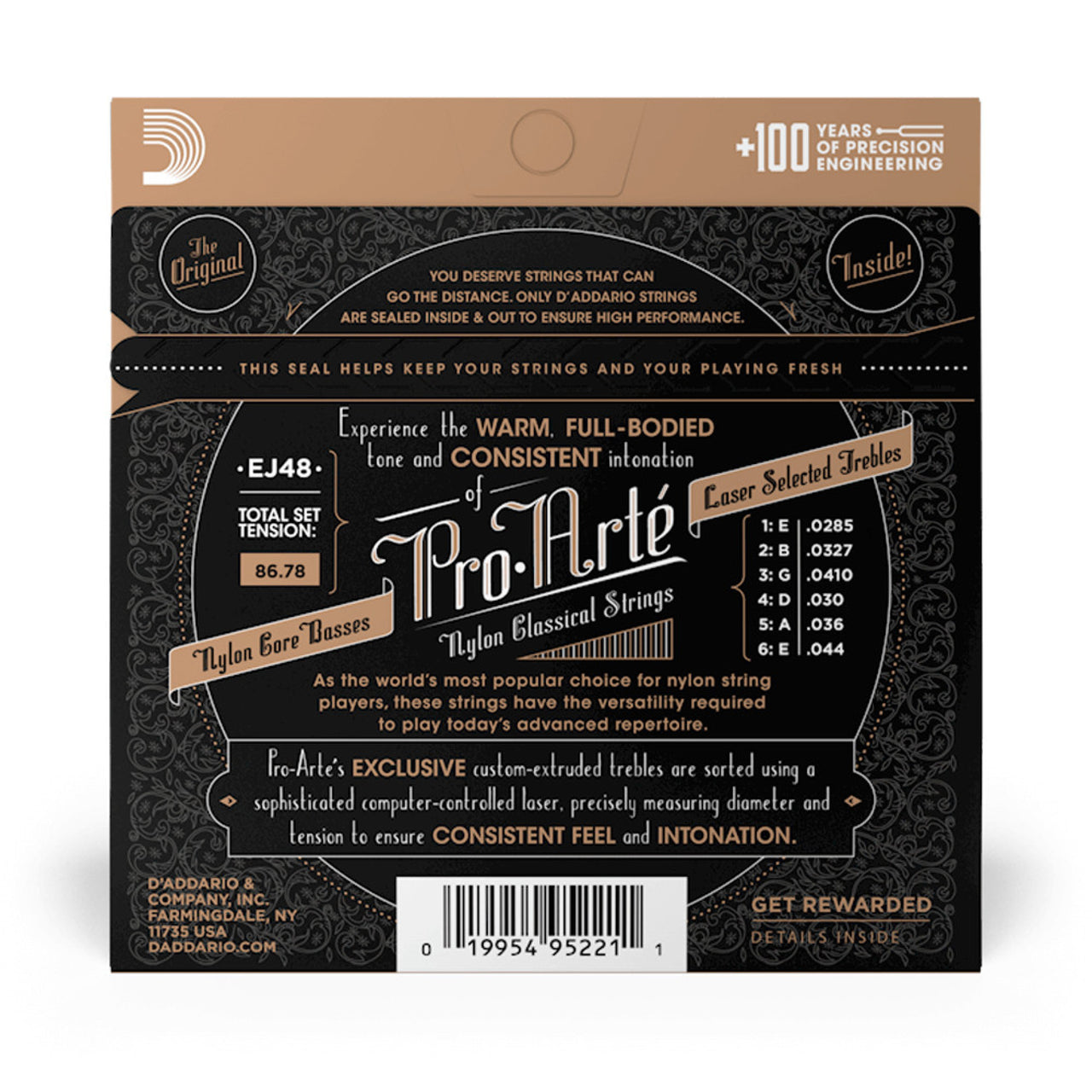Encordadura D Addario Ej-48 Pro-arte Para Guitarra