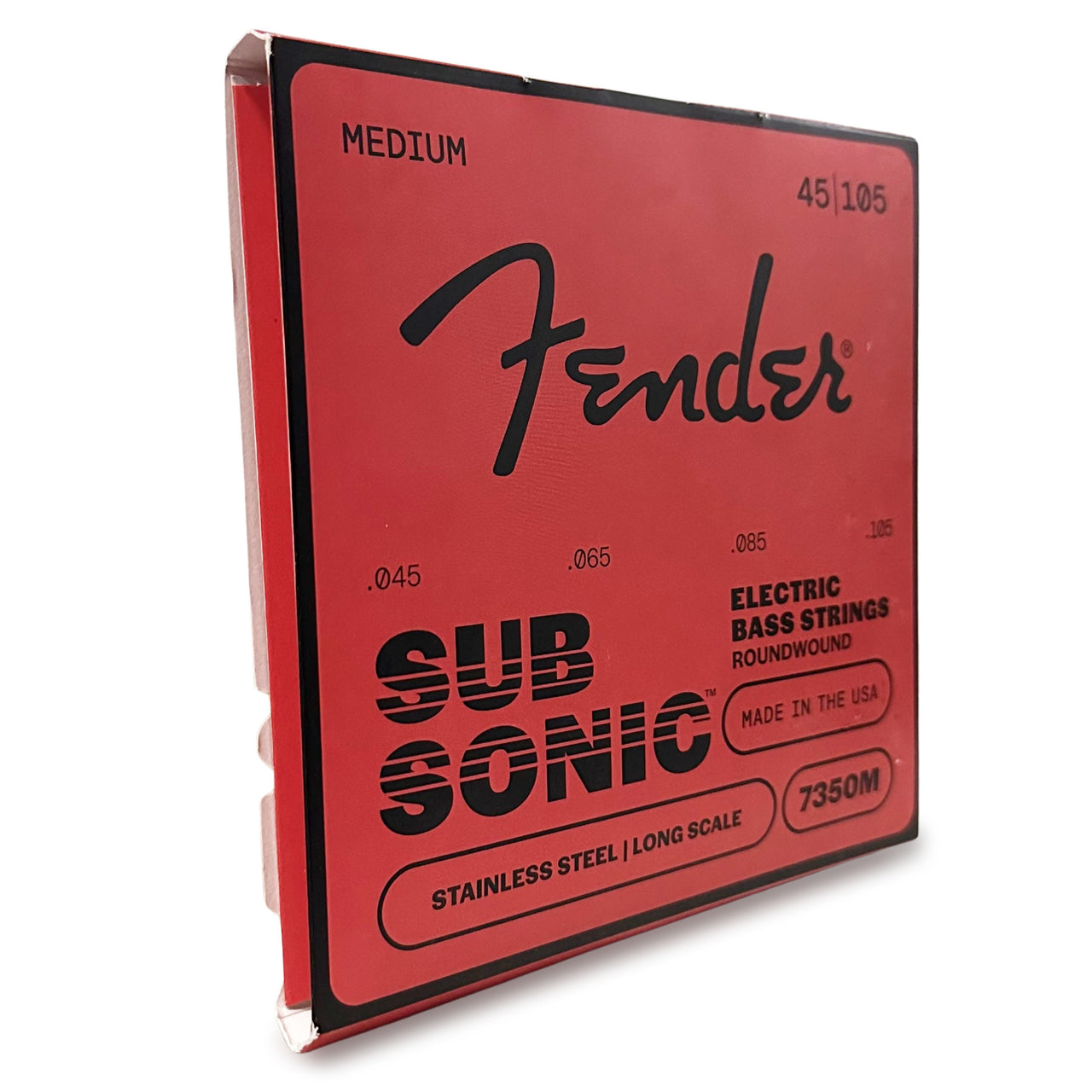Encordadura Fender 7350m Para Bajo Electrico 4 Cuerdas 45-105 0737350406