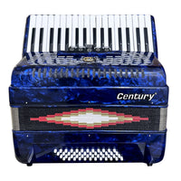 Thumbnail for Acordeon Century Cnac042 Azul 34 Teclas 48 Bajos 5 Registros C1307a