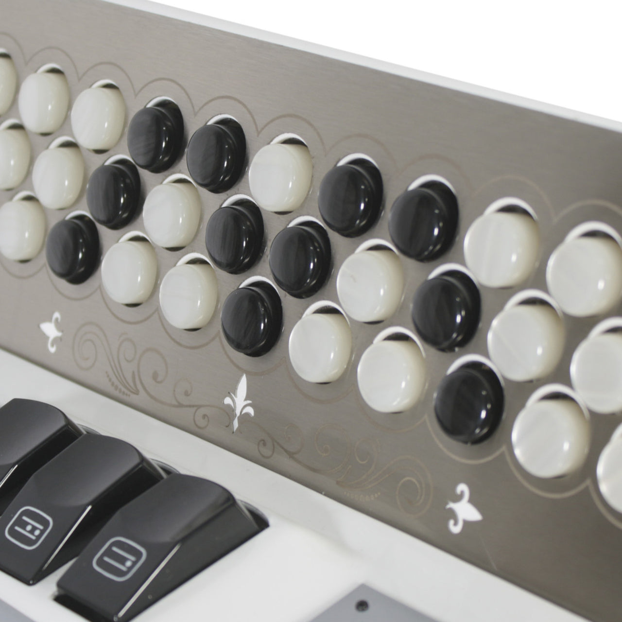 Acordeon Moretti Bot. Milan 3-reg Gcf Blanco