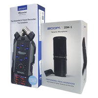 Thumbnail for Kit De Grabacion Zoom De Audio Portatil Grabadora Zh6e + Microfono Zdm1