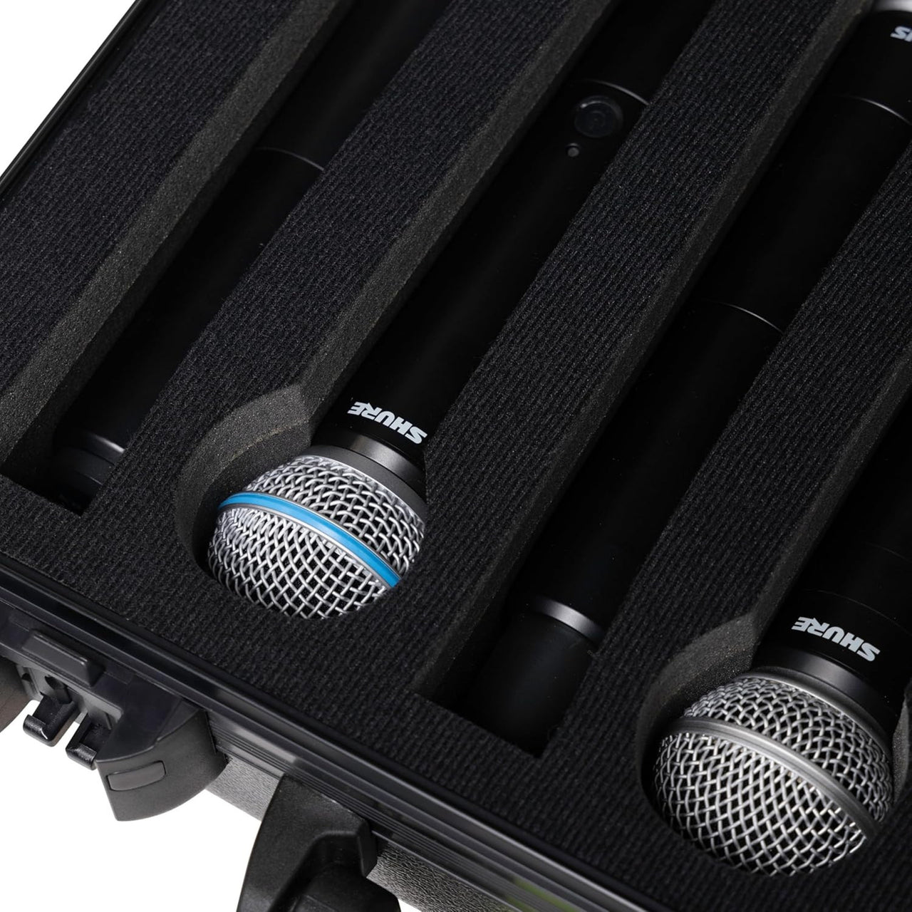 Estuche Shure Sh-miccasew06 De Plastico Para 6 Microfonos Inalambricos