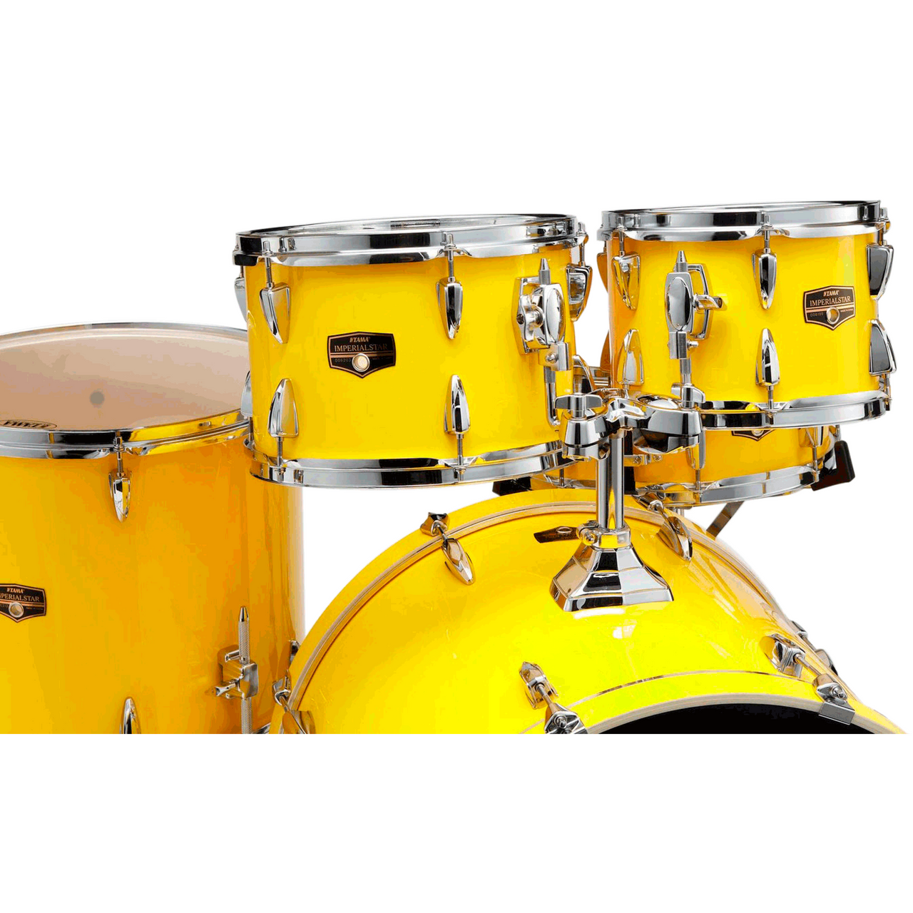 Bateria Tama Imperialstar Ip52h6w-ely 5 Piezas Amarillo Con Atril Y Asiento