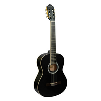 Thumbnail for Guitarra Clasica Bamboo Gc-39-bk-ar Negra Con Funda 39 Pulgadas