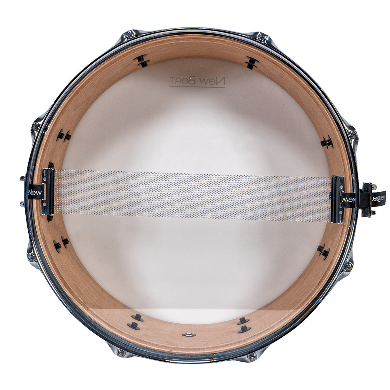 Tarola New Beat Nbsdu-1405-Myr Para Bateria Negro Marmoleado
