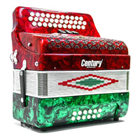 Thumbnail for Acordeon Century C3412fab 34 Botones 12 Bajos Fa Bandera 3 Registros