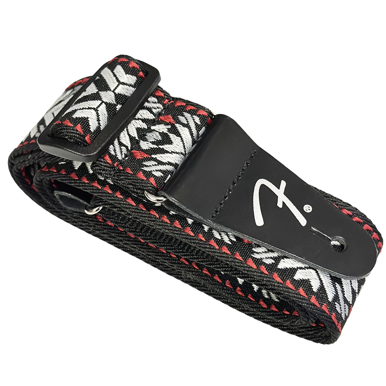 Thaly Fender Para Guitarra Pasadena Woven Strap Red Snowflake 0990638026