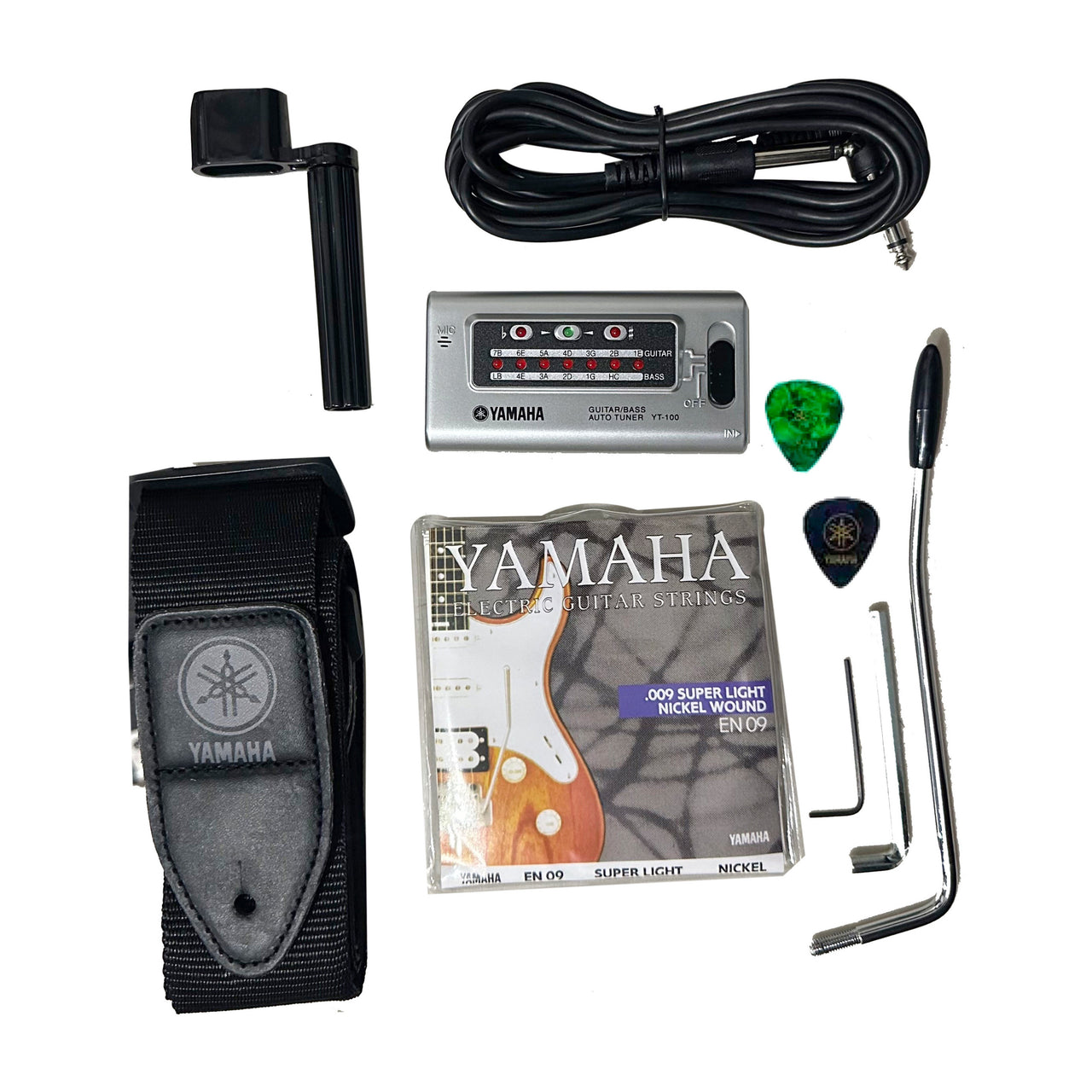 PAQUETE GUITARRA ELECTRICA YAMAHA NEGRA C/AMPLIFICADOR, EG112GPIIBL