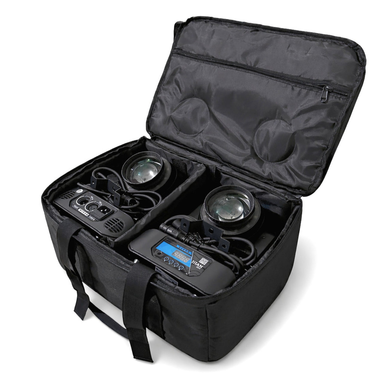 Cabeza Superbright Titan Beam Led Blanco 80w 5050 Rgb 3 En 1 Con Maletin 2 Piezas