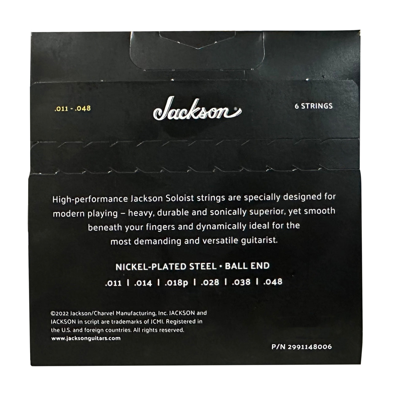 Encordadura Jackson Soloist Heavy Para Guitarra Electrica 11-48 2991148006