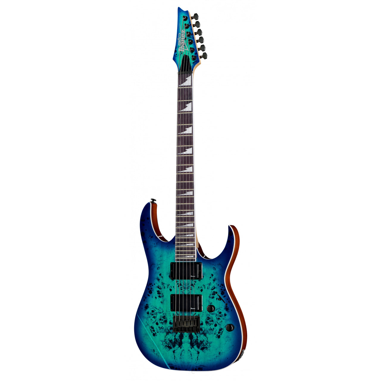 Guitarra Electrica Ibanez Grgr221pa-aqb Gio Rg Azul Transparente Sombreada