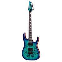 Thumbnail for Guitarra Electrica Ibanez Grgr221pa-aqb Gio Rg Azul Transparente Sombreada