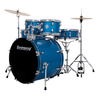 Thumbnail for Bateria Ludwig Lc19519 Accent Azul Con Banco Y Platillos