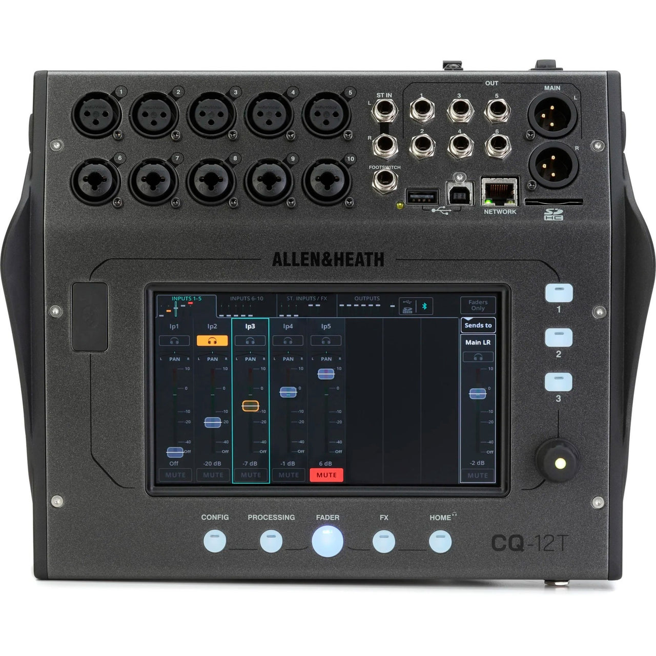 Mezcladora Allen & Heath Cq-12t Digital 12 Canales