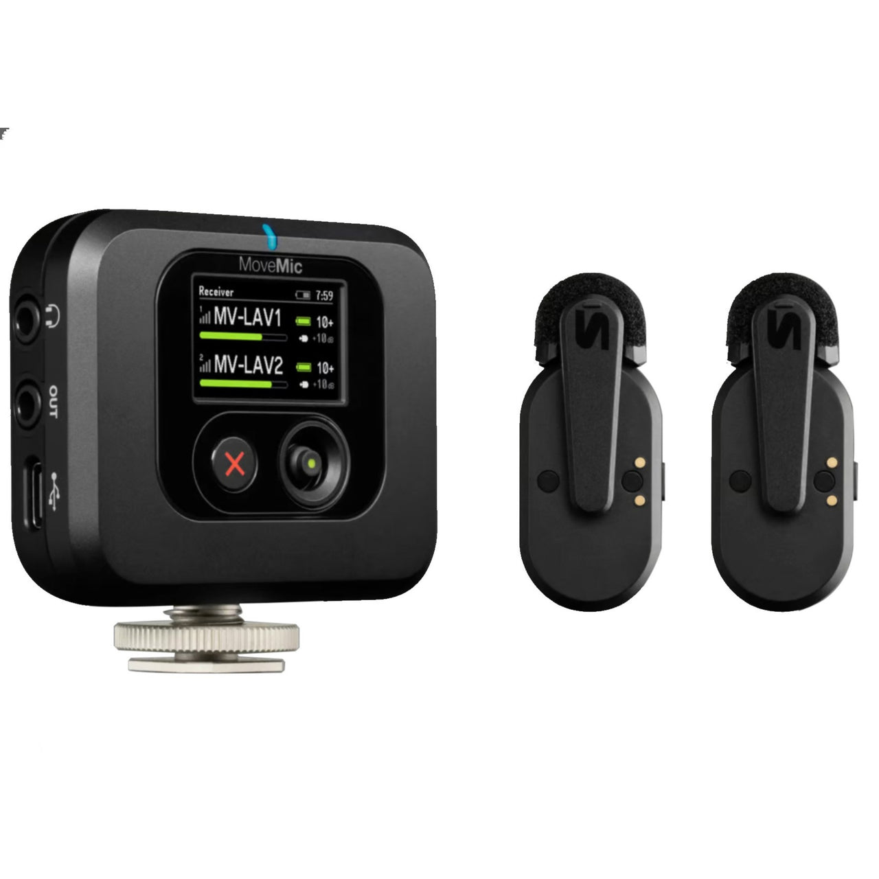 Kit Shure De Microfono Inalambrico Mv-two-kit-z7	Miniatura Con Receptor