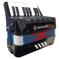 Thumbnail for Acordeon Infantil Farinelli 8 Bajos 17 Teclas Negro, Acjrfne