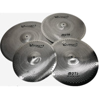 Thumbnail for Paquet De Platillos Ozimar Mute-cymbal-set 14 Hithats 16 Crash 18 Crash Ride 20 Ride