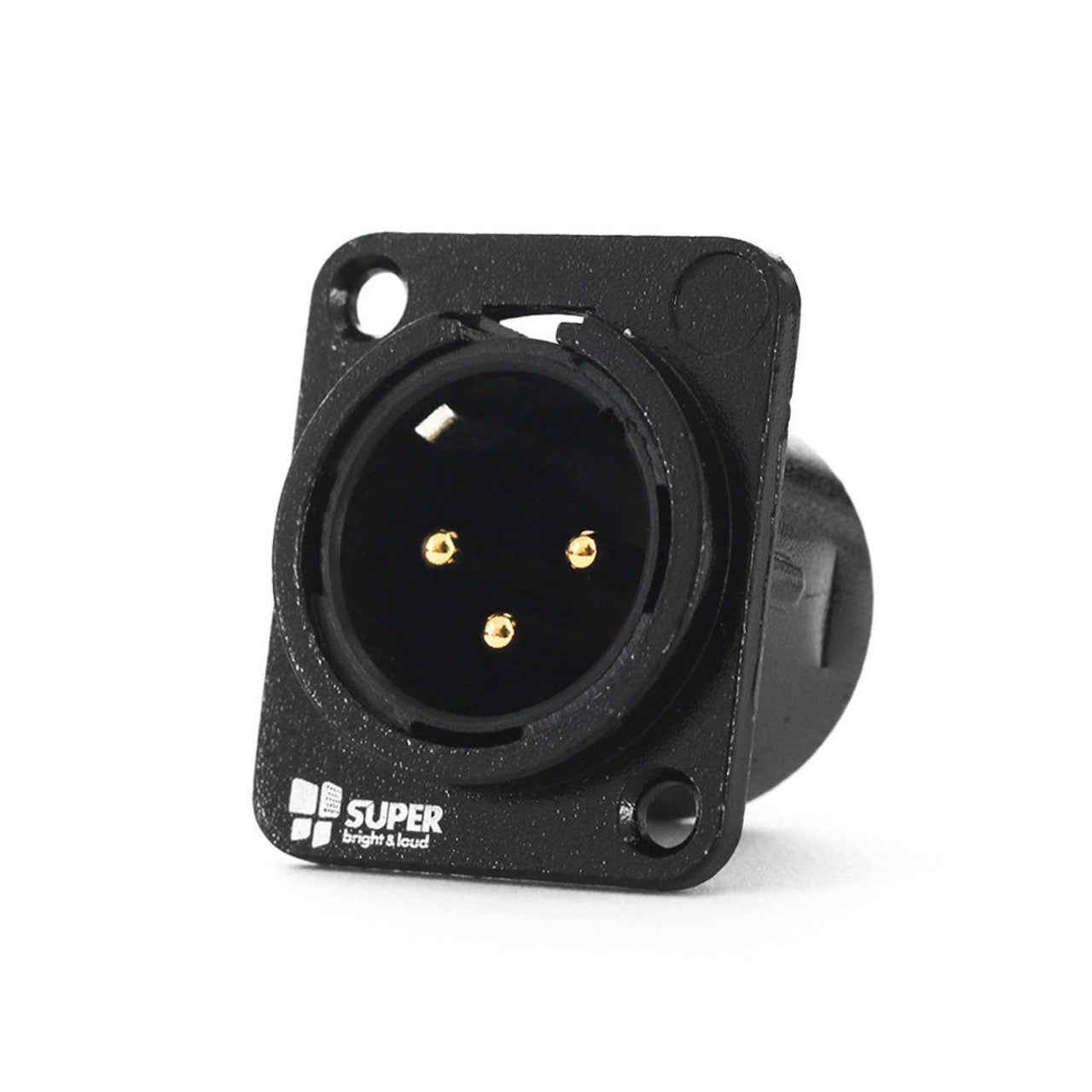 Conector Superbright J3f2c-b Chasis Canon Macho Negro
