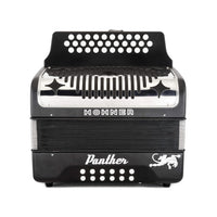 Thumbnail for ACORDEON HOHNER DE BOTONES PANTHER II FA-SI-MIB  NEGRO, A4840