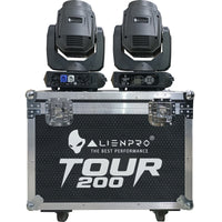 Thumbnail for Par De Cabezas Moviles Alien Tour 200w Con Case 44-kit-cm-200w