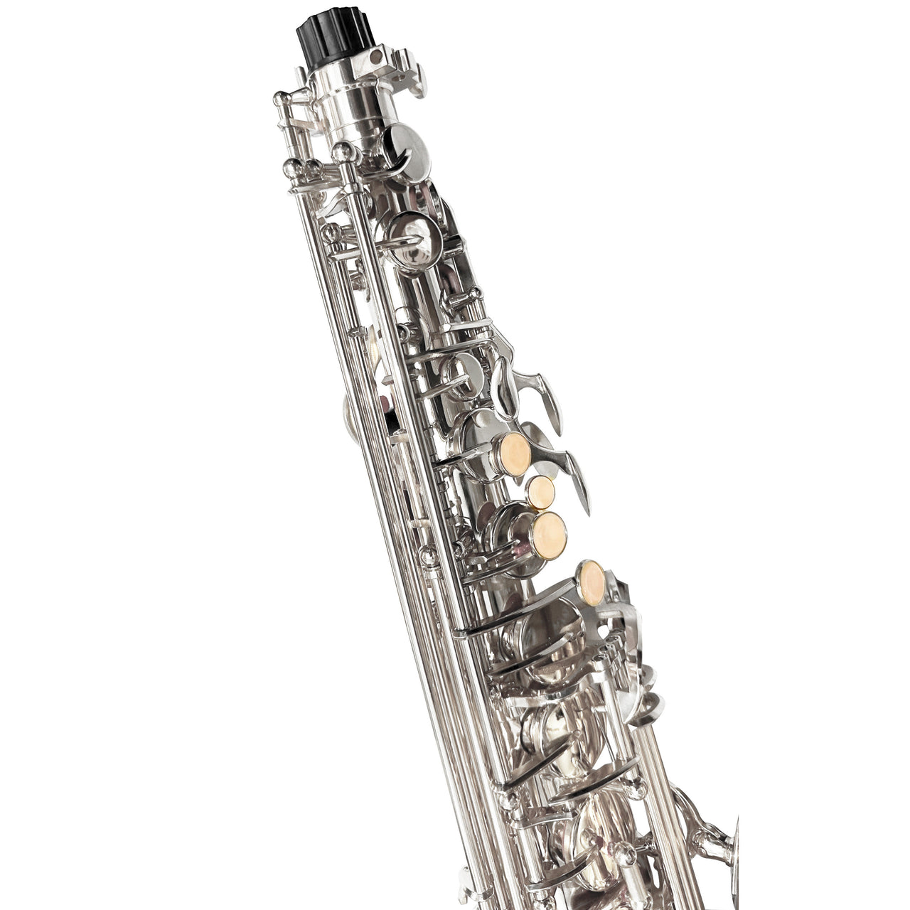 Saxofon Alto Martinz Mwsxa01s Mib Plateado Llave Fa# Con Estuche