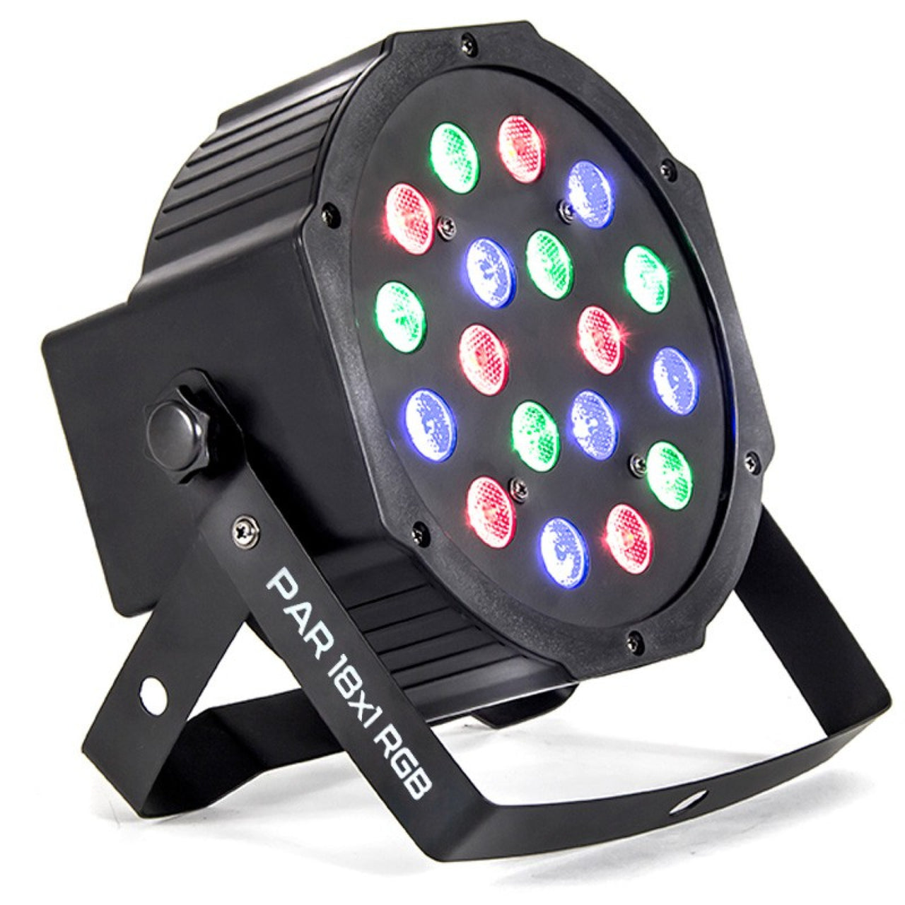 LUZ ALIEN PAR 18 LEDS DE 1W (18X1W) RGB, 55-458