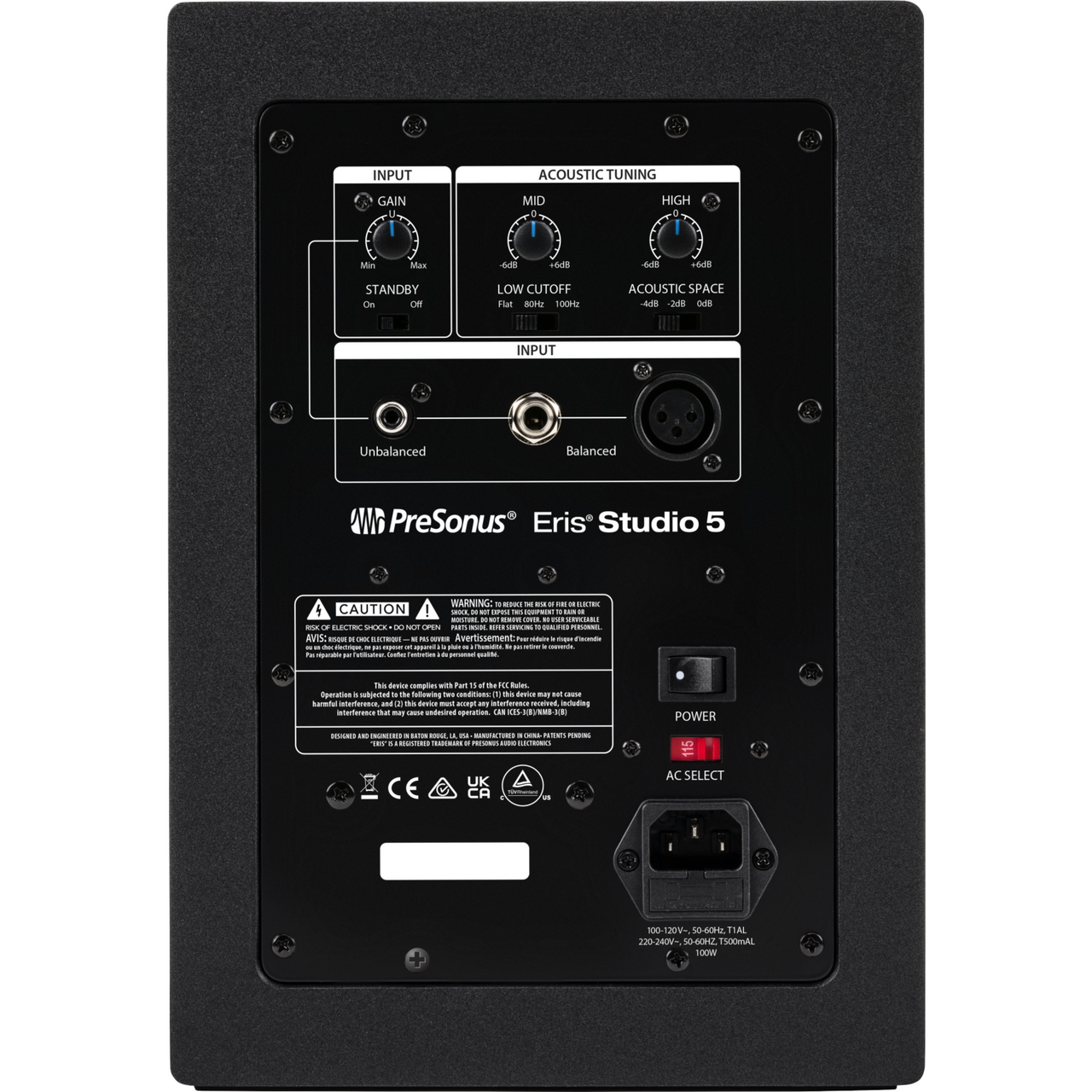 Monitor Presonus Eris Studio 5 Black 120V MX 2777514127