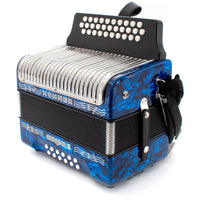 Thumbnail for Acordeon Hohner Corona Ii 31 Botones 12 Bajos Fa Sib Mib Azul A5644