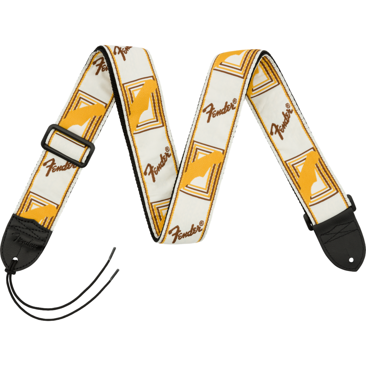 Thaly Fender P/guitarra White/brown/yellow Mono Strap, 0990683000