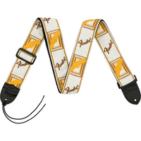 Thumbnail for Thaly Fender P/guitarra White/brown/yellow Mono Strap, 0990683000