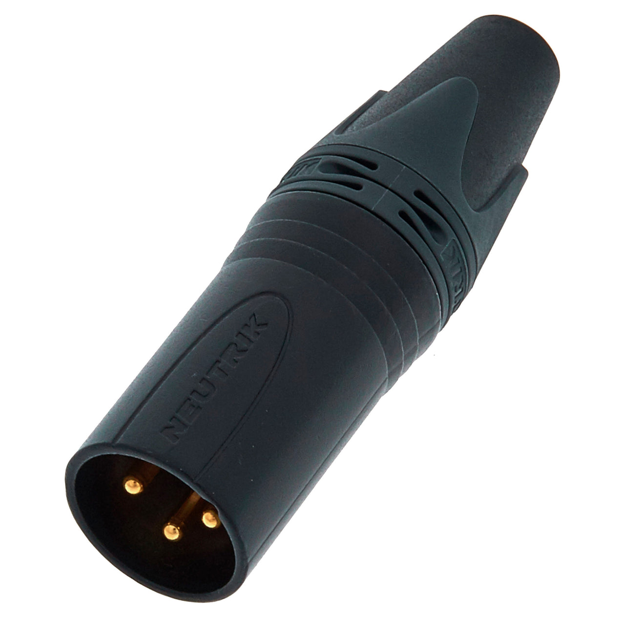 CONECTOR NEUTRIK CANON MACHO 3 POLOS SERIE XX CONTACTOS ORO, NC3MXX-B